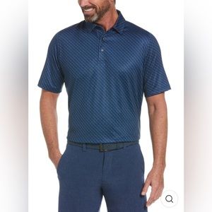 Callaway NWT Mens Swing Tech™ Allover Chevron Polo SIZE MED